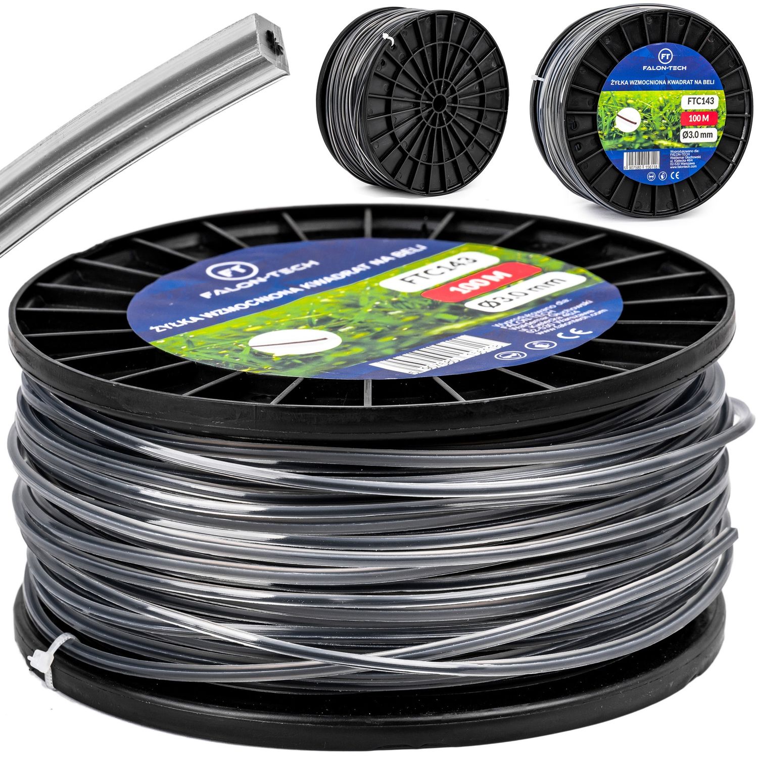 Strimmer Line 3.0mm dual power 100m