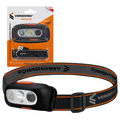 LED headlight with motion sensor
