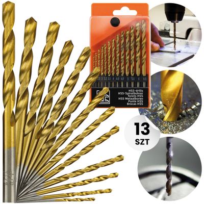 Drill bit set HSS 1.5-6.5mm