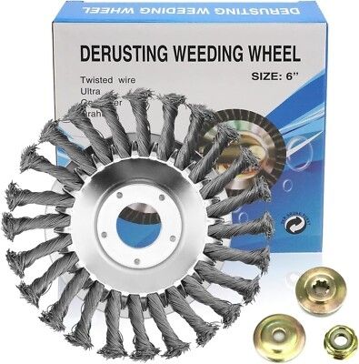 Derusting Weeding Wheel 6"