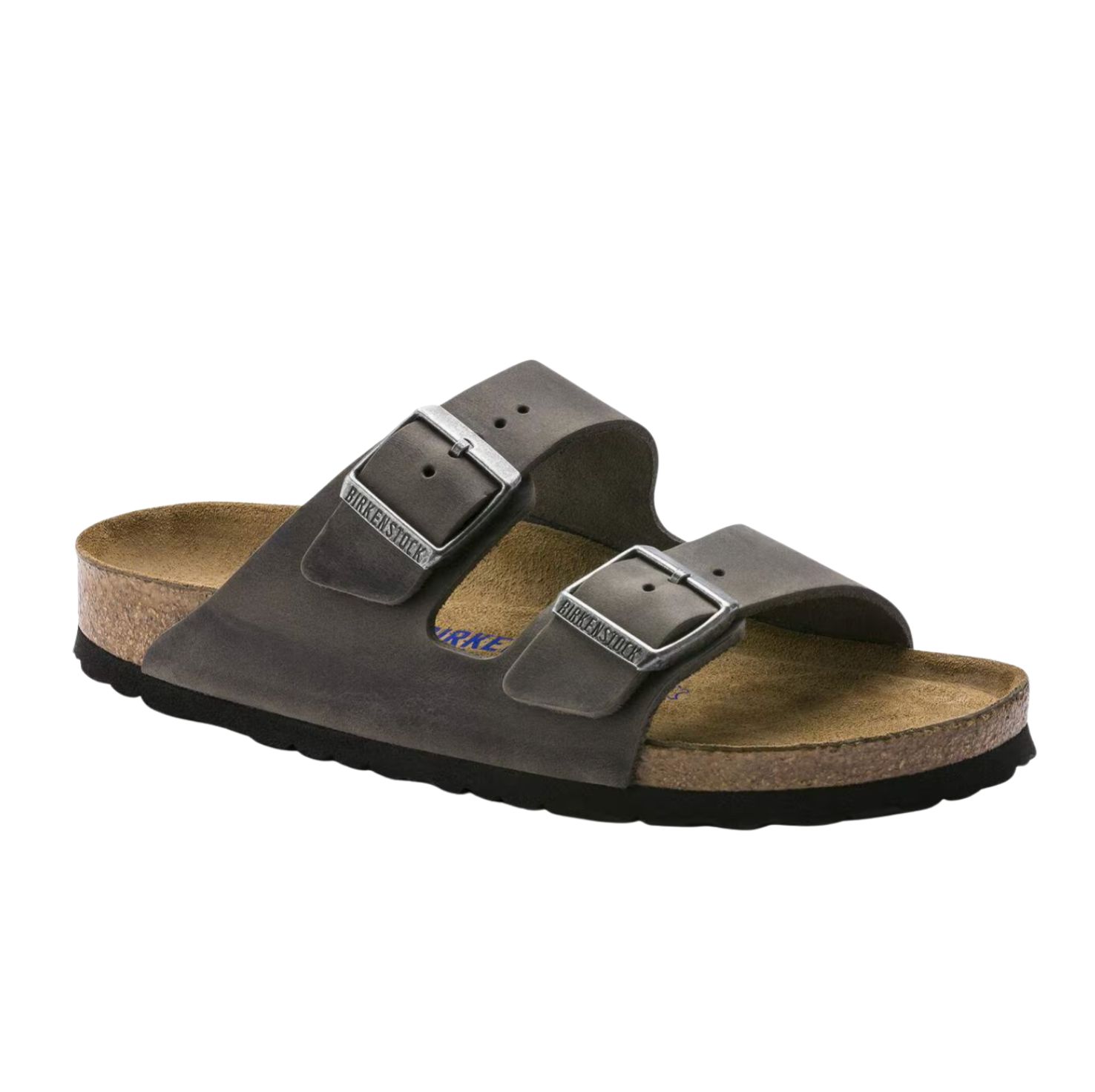 BIRKENSTOCK ARIZONA SOFT FOOTBED, Color: IRON, Size: 42