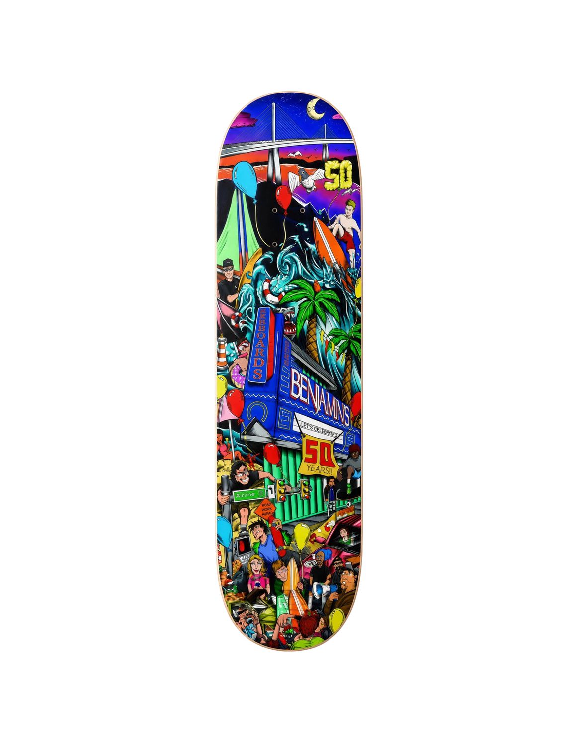 50TH ANNIVERSARY DECK 8.38