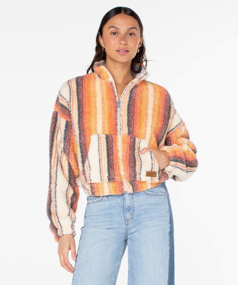 ROXY COLD SURF ZIP UP JACKET