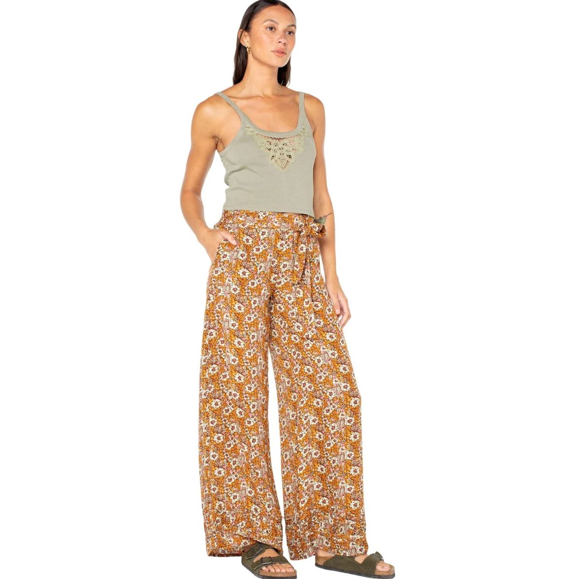 ROXY ON THE ROAD PANTS, Color: LILAS DESERT DITSY, STYLE NUMBER: RP25852AXDSR, Size: XS