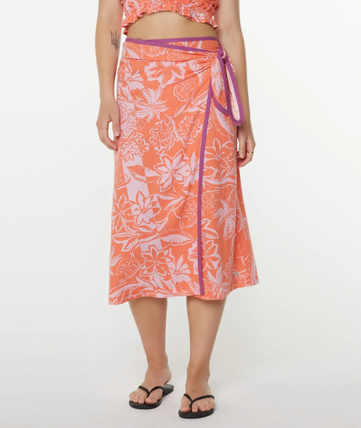 ROXY PALMA WRAP SKIRT