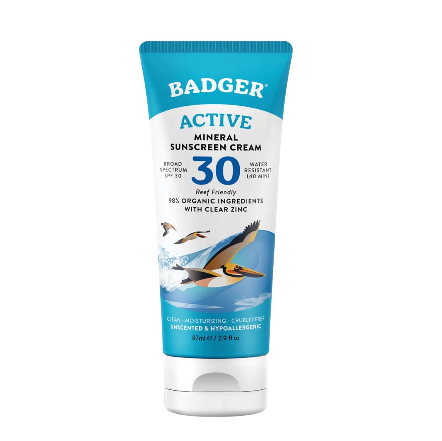 Badger Sunscreen, STYLE NUMBER: ACTIVE MINERAL SUNSCREEN 30 SPF