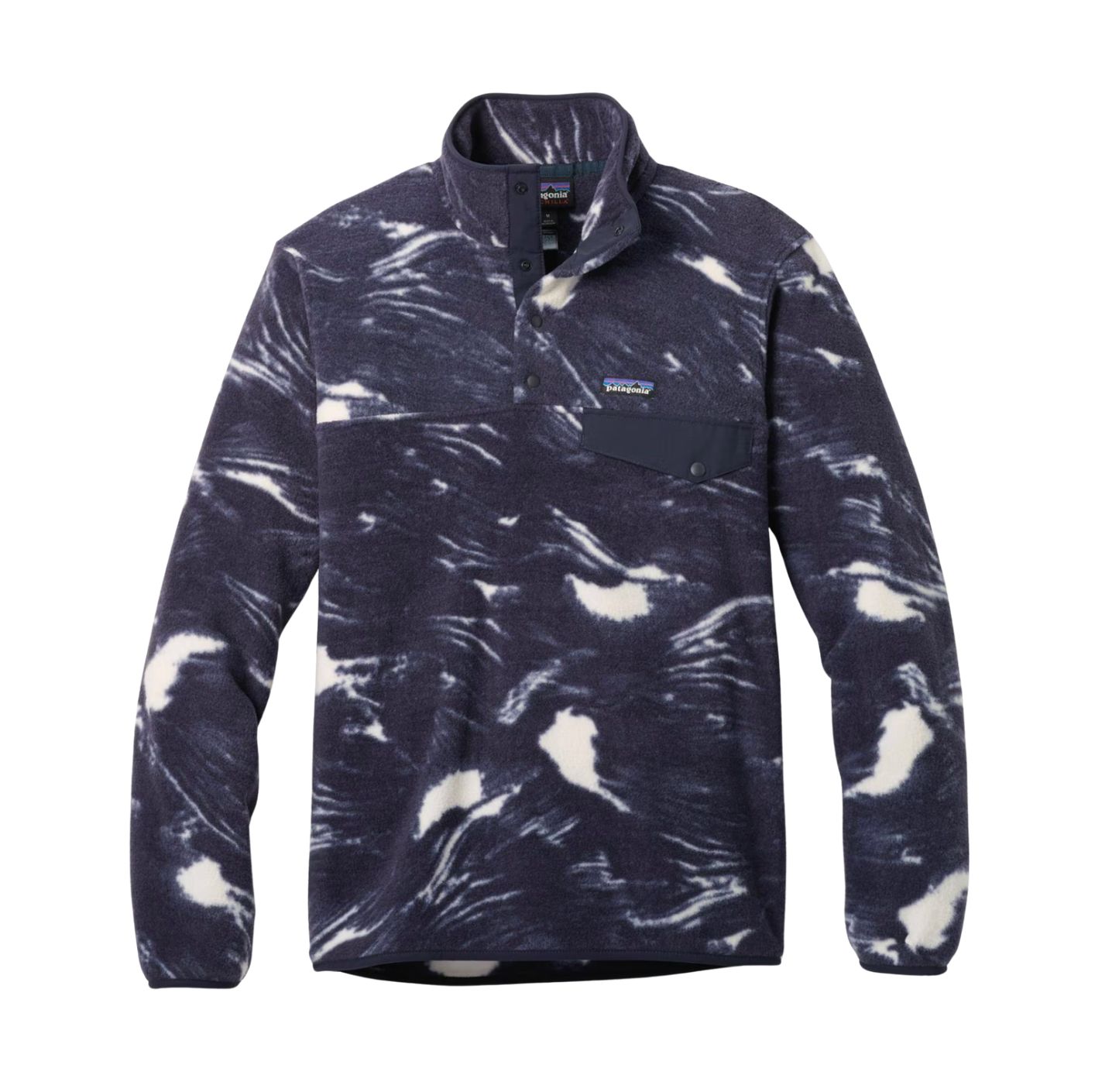 PATAGONIA LIGHTWEIGHT SYNCHILLA SNAP-T PULLOVER, Color: SUNKEN BLUE, Size: XS