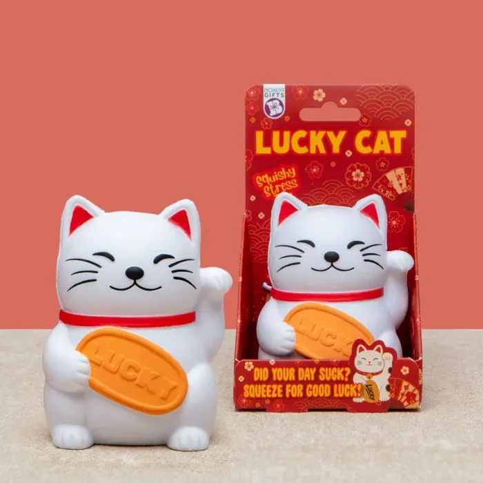 LUCKY CAT SQUISHY STRESS BALL