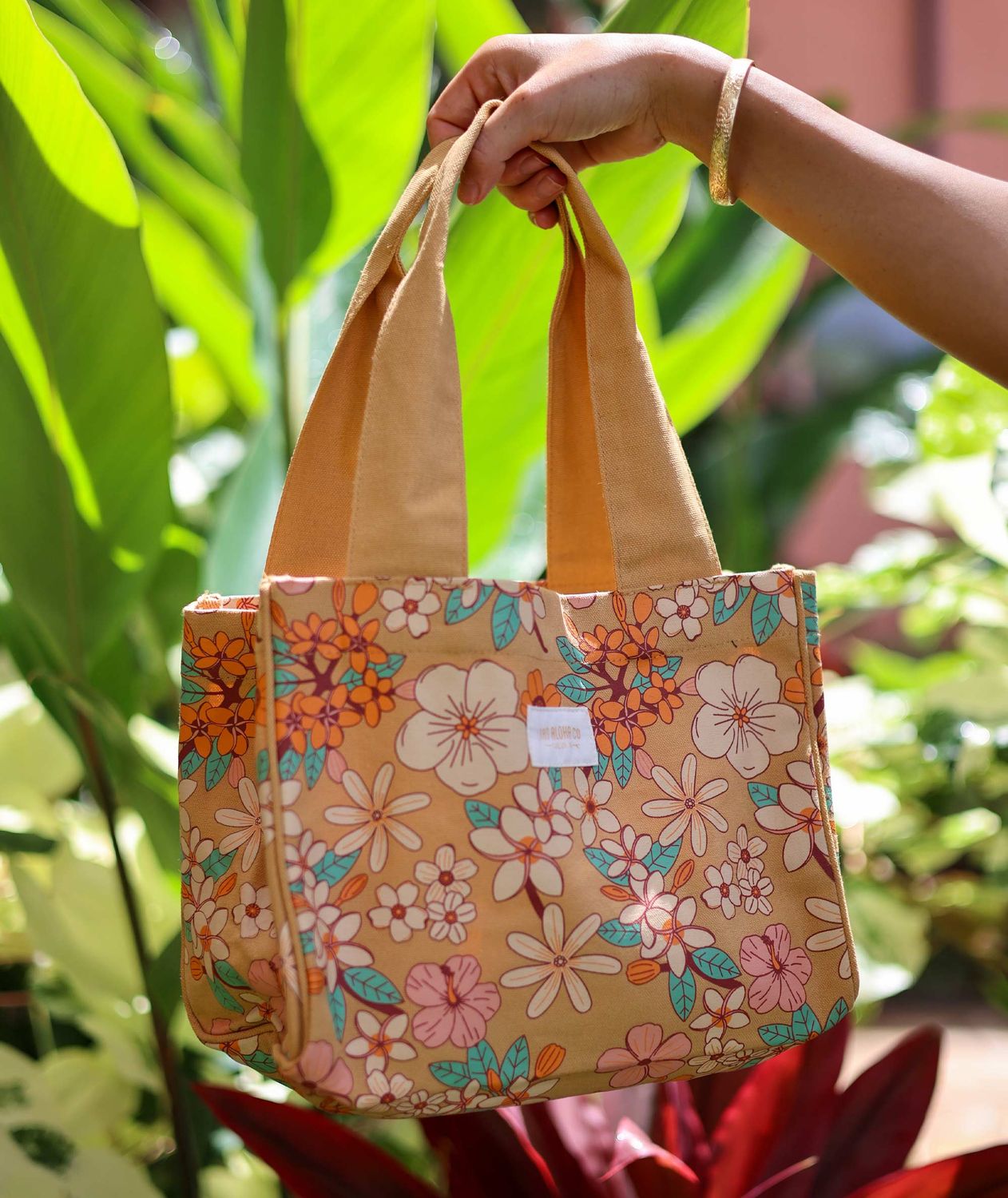 Tag Aloha Co. Kailua Blooms - Organic Mini Bag