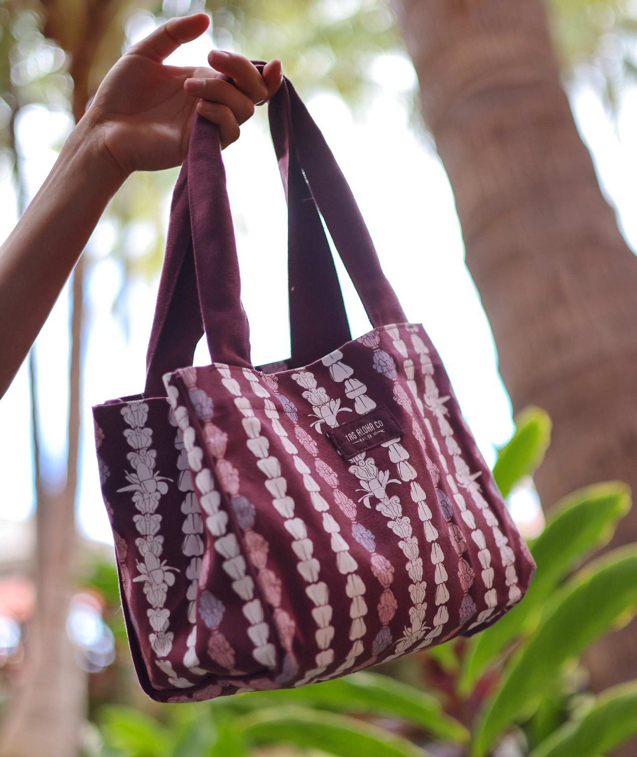 Tag Aloha Co. Crown Flower - Organic Mini Bag