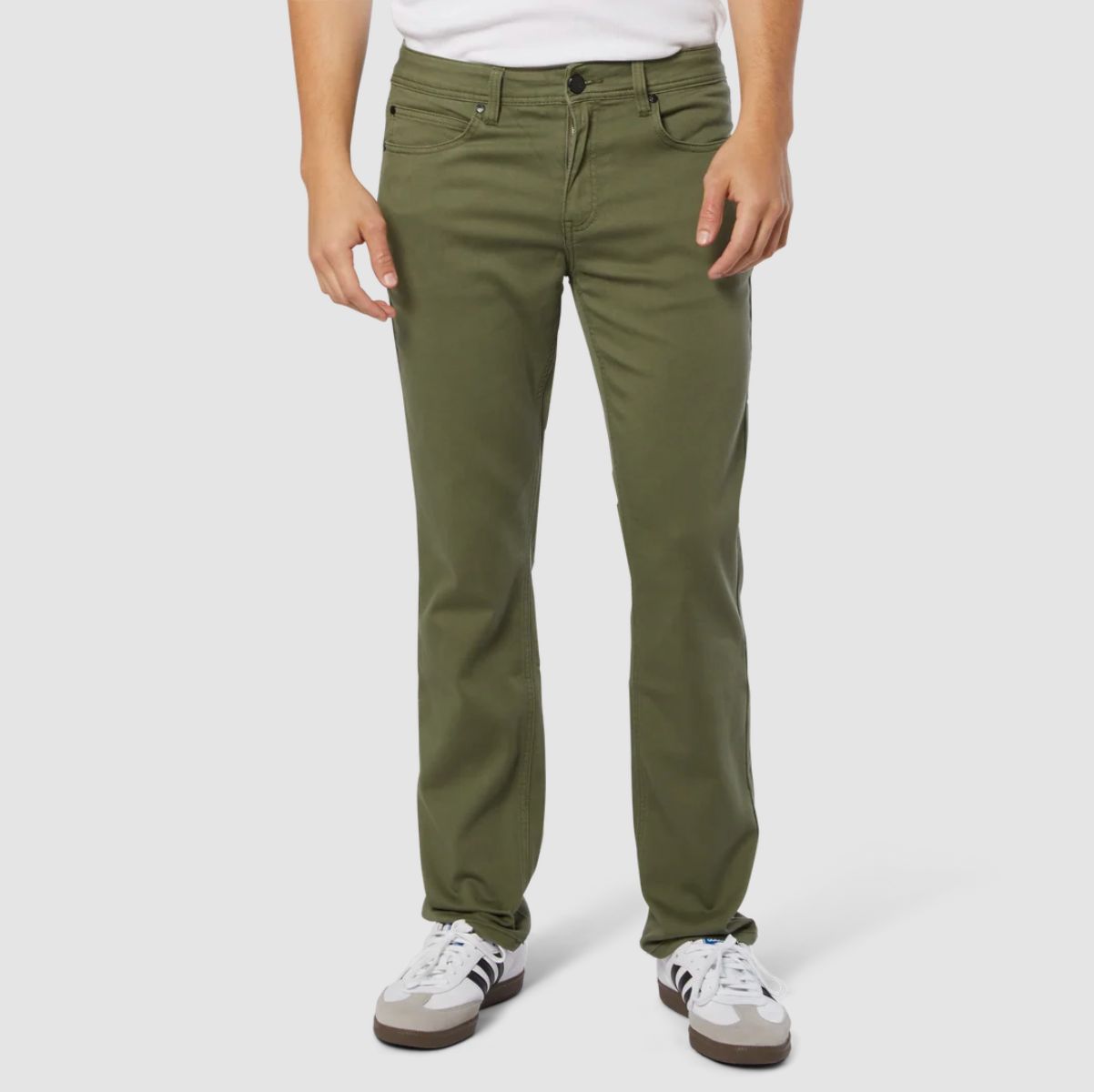 EZEKIEL NOW STRAIGHT  FIT JEAN - MILITARY GREEN, Size: 28