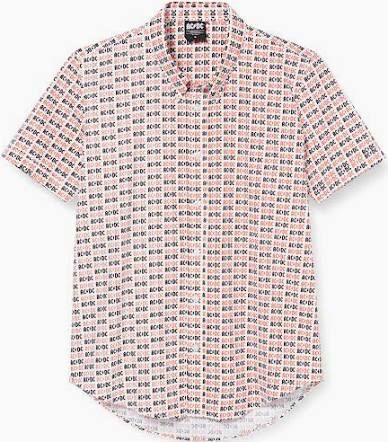 Casual shirt White logo al over print