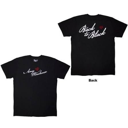 Amy Winehouse Back to black ( Front and back print )