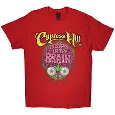 T shirt unisex Insane in the Brain ( red )