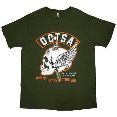 Unisex Green Winged Skull