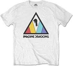 Unisex Triangle logo ( white )