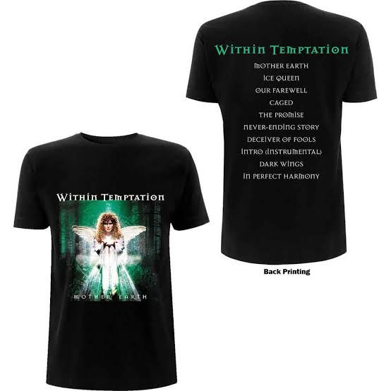Unisex Mother Earth ( Front and Back, Black )