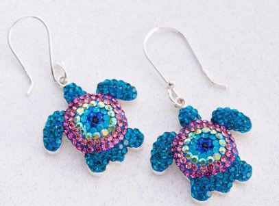 DM0238-Turtle Drop ERs : Multicolor