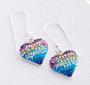 DM0252-Heart Drop ERs : Multicolor