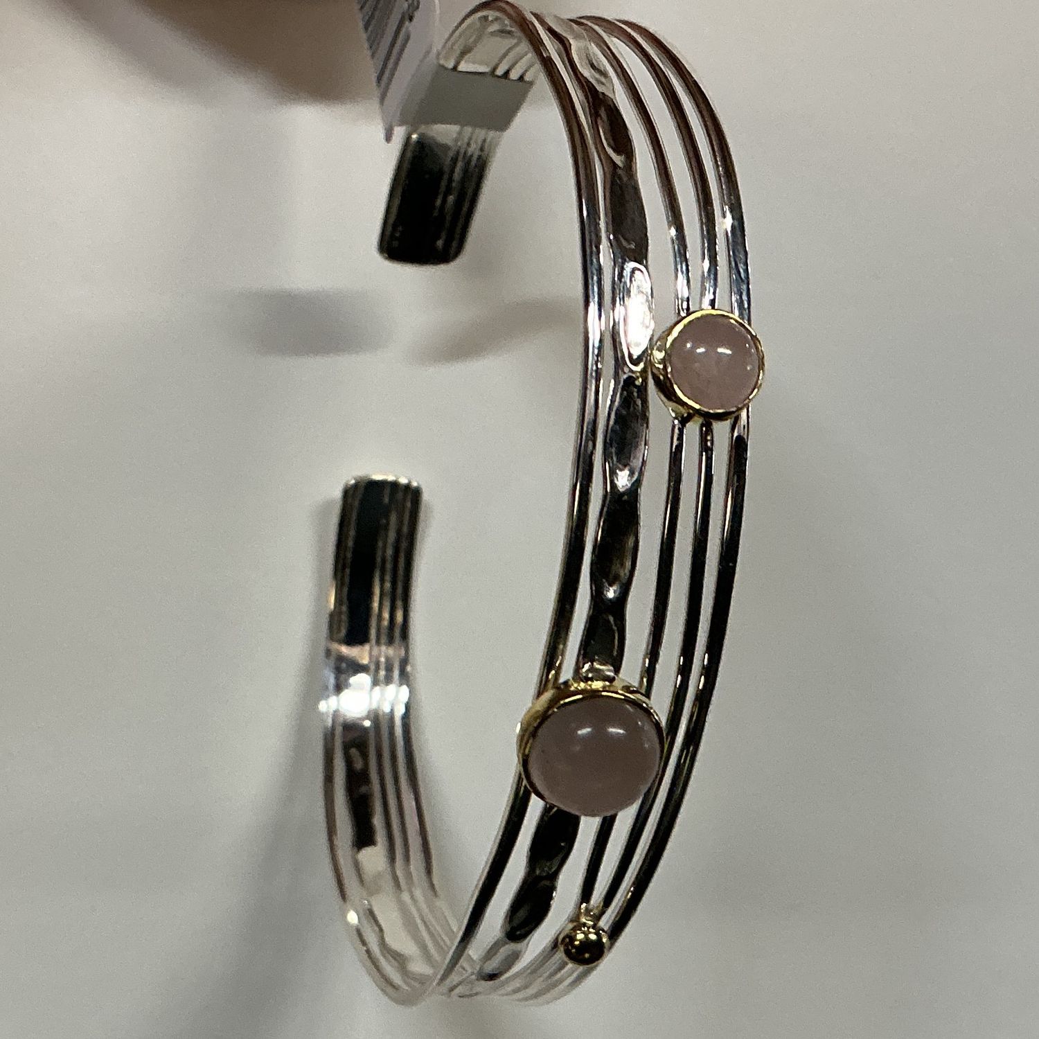SS0346-Designer Bracelet : Rose Quartz