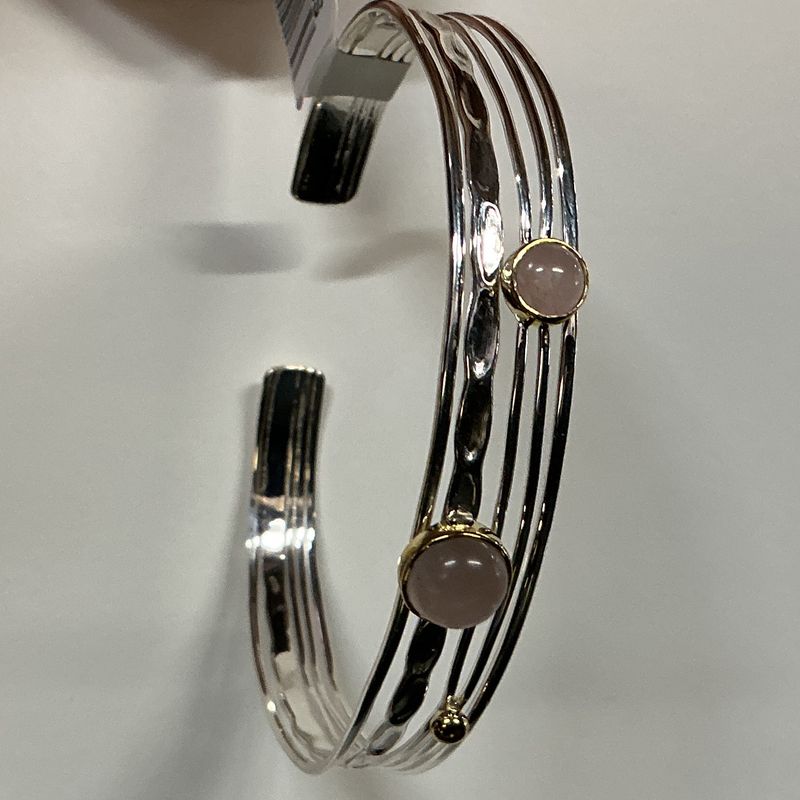 SS0346-Designer Bracelet : Rose Quartz