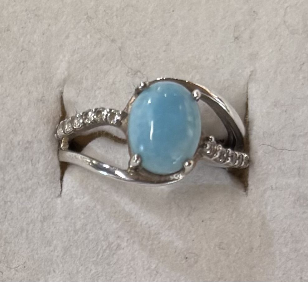 SA0108-Larimar Ring