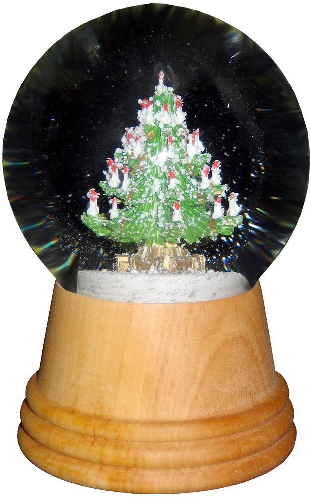 AT0226-Globe : Xmas Tree - 5 in H
