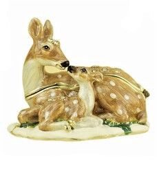 KU0003-DEER &amp; FAWN : 2 1/4 X 3 in