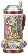 MC0352-Stoneware : Stein w/Lid