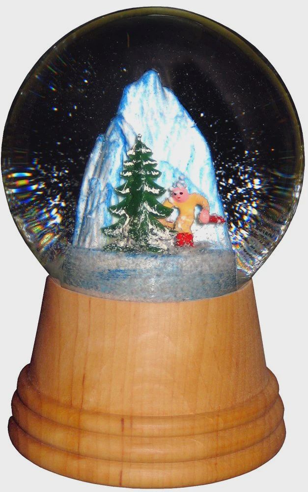AT0228-Globe : Skiier - 5 in H