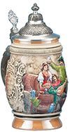 MC0350-Stoneware : Stein w/Lid