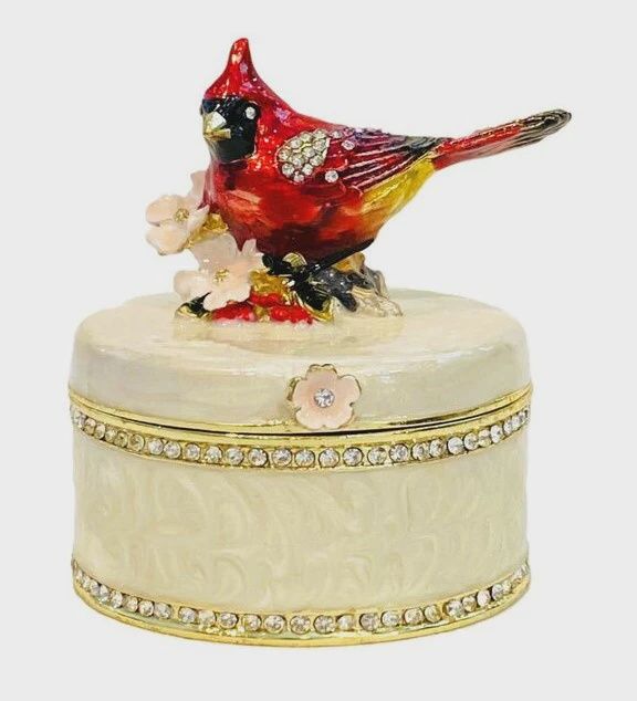 KU0192 - Cardinal With Flower : 3x2-1/4