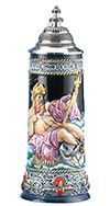 MC0353-Stoneware : Stein w/Lid