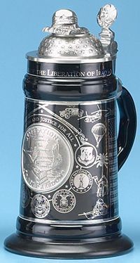 MC0219-Stoneware : Stein w/Lid