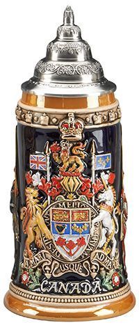 MC0038-Stoneware : Stein w/Lid