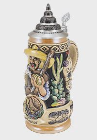 MC0368-Stonewear : Stein w/Lid