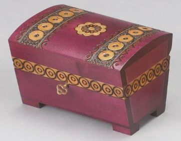 MC1886-Wood Box : Chest