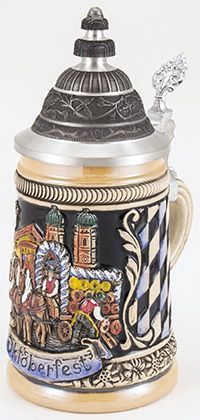 MC0028-Stoneware : Stein w/Lid