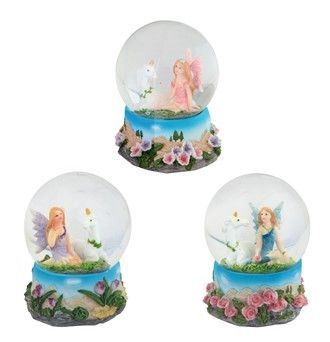 GC1120-FAIRY UNICORN GLOBE 3PC SET : n/ box