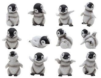 GC1061-PENGUIN MINI 12PC SET : n/ box