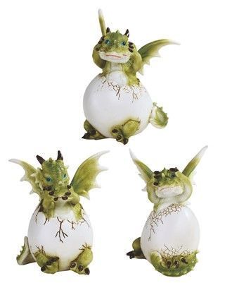 GC1074-DRAGON EGG : 3 PC SET