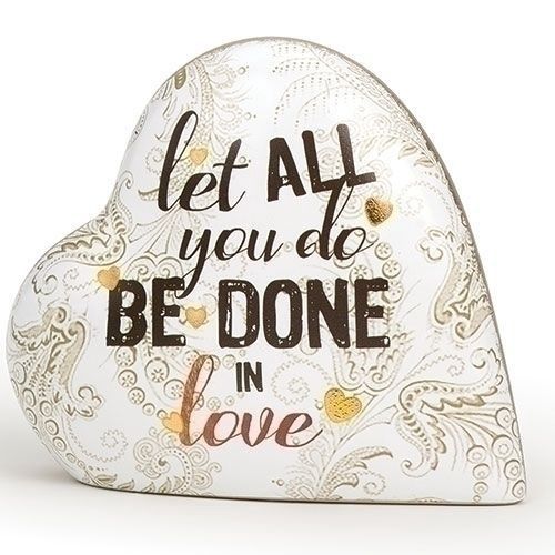 RO0978-Stone Heart : 3.5 in H