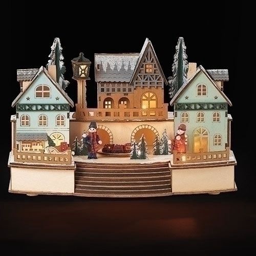 RO1240-LED Wood : 8 in H