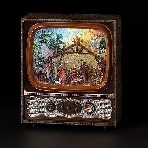 RO1012-Glitter TV : 9.75 in H