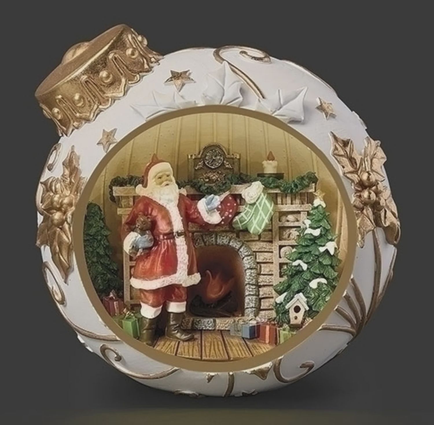 RO0377 - Lighted Ornament : 8 in H