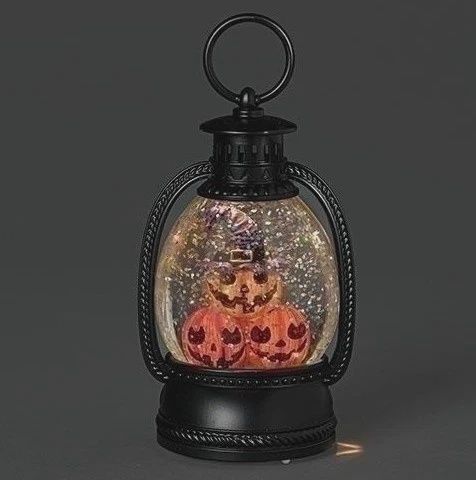 RO1395 - Lantern: Lighted Stacked Pumpkins