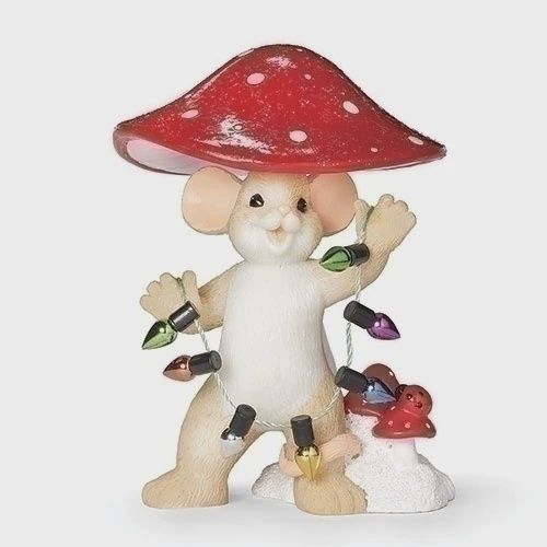 RO0303-Charming Tails : Toadstool w/ Lights