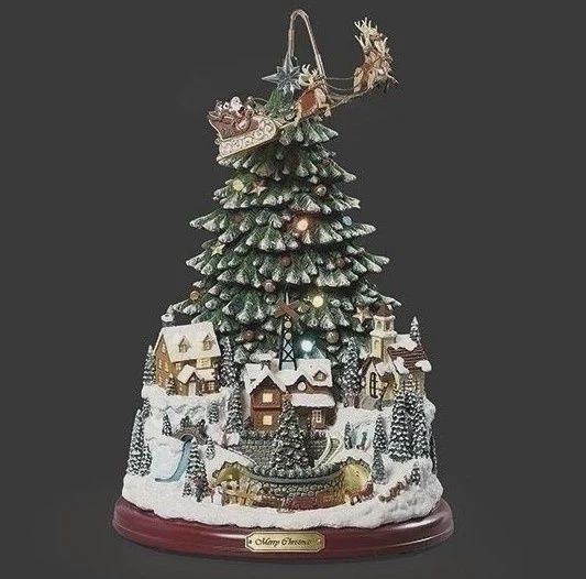 RO1401 - Lighted Musical Tree With Village