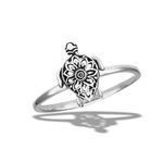WG0621- SS Turtle Ring, Size: 6
