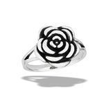 WG0619-SS Rose Ring, Size: 7